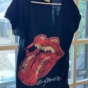 Rolling Stones Black Graphic Tee
